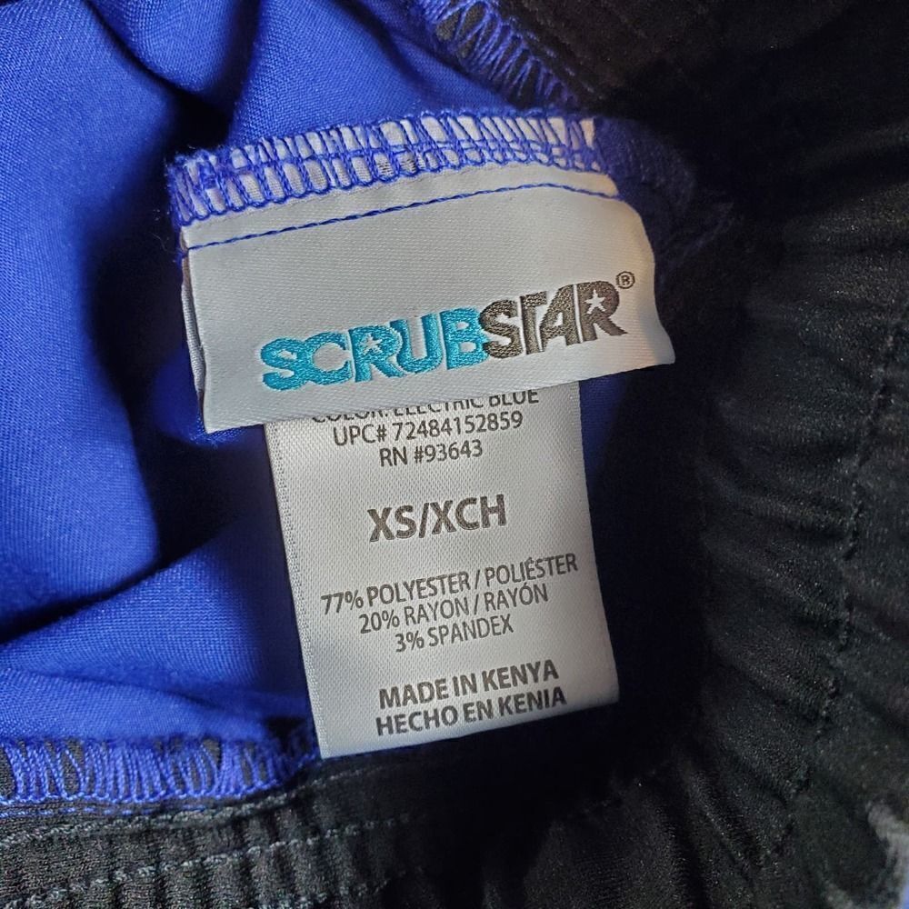 Scrubstar Pants Womens XS Blue Uniform Drawstring Scrubs - Picture 5 of 7